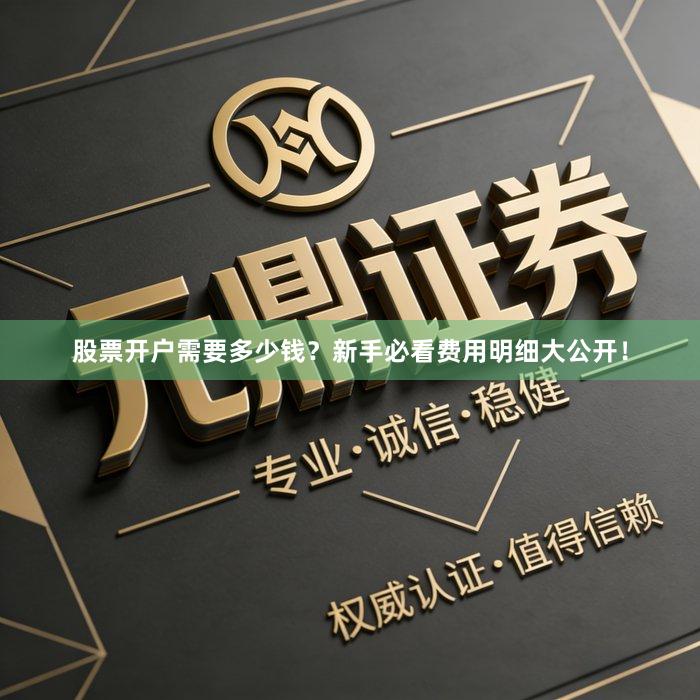 股票开户需要多少钱？新手必看费用明细大公开！