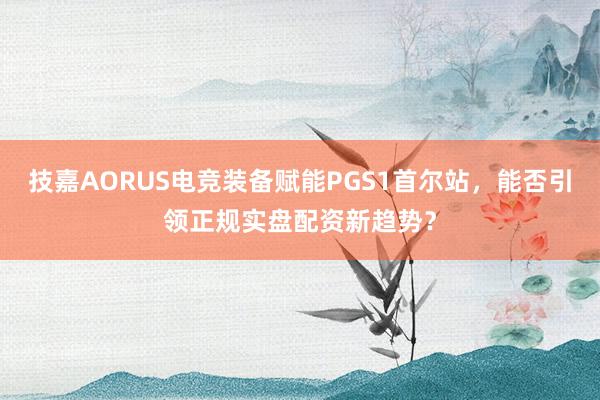 技嘉AORUS电竞装备赋能PGS1首尔站，能否引领正规实盘配资新趋势？